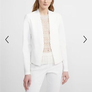 Theory Clean Blazer in Good Linen White | 4